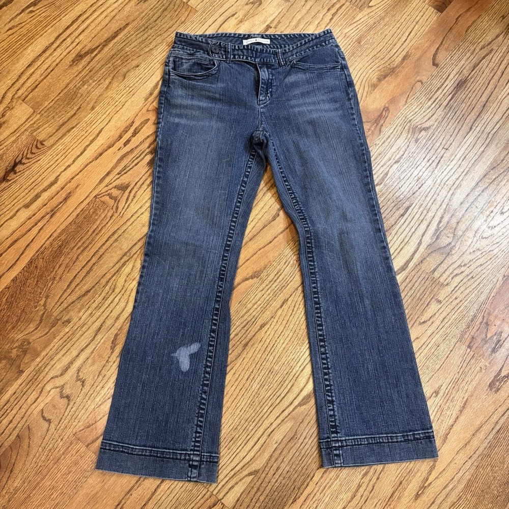 Tommy Hilfiger Hipster Boot Jeans Women 10 Blue Denim Stretch Flare